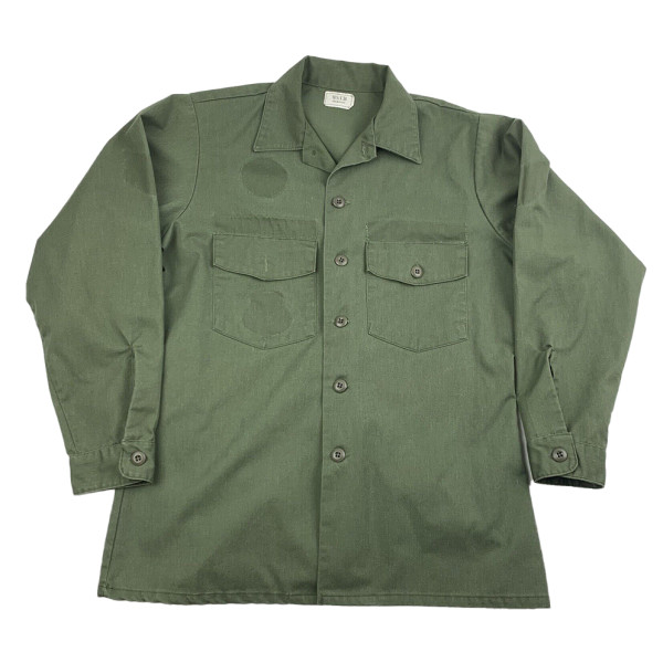 Vintage 1980s army button up shirt 