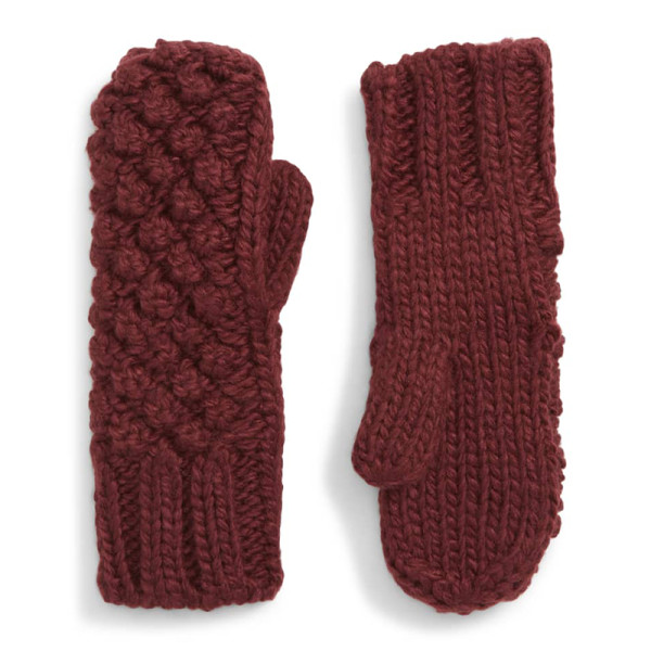 Shiraleah vale popcorn knit mittens