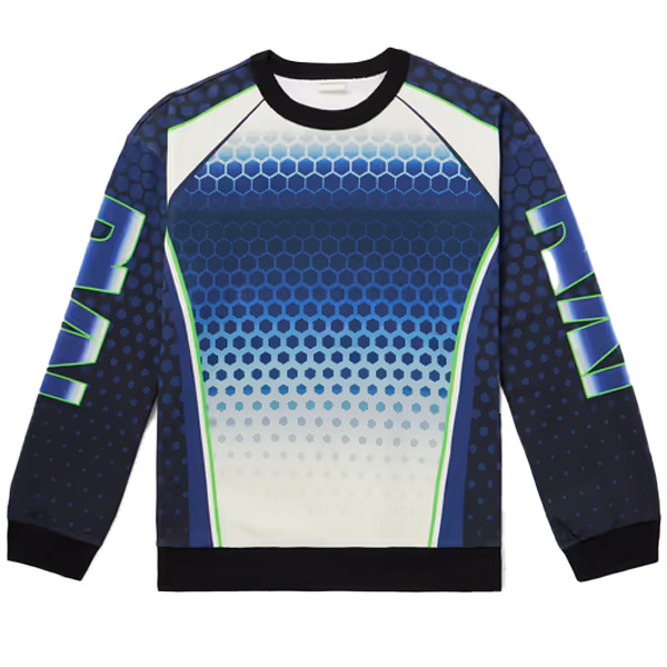 Dries Van Noten Oversize Printed Cotton Jersey Sweatshirt Story