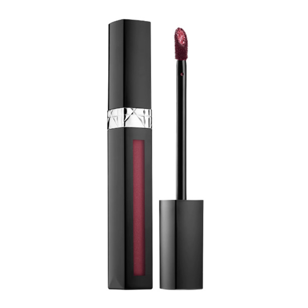 Dior Rouge Dior Liquid in 979 Poison Metal Red Plum Story Rain