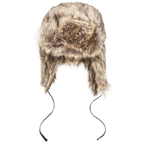 Eddie Bauer Truckee Faux Fur Trapper Hat - Natural - Size One Size