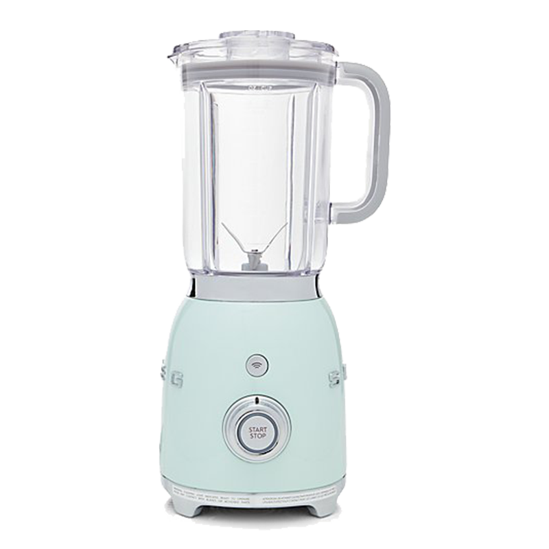 Smeg Retro Blender in Pastel Green Story + Rain
