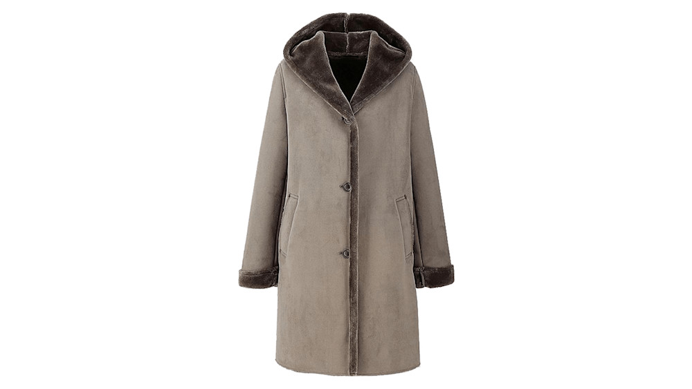 Faux sheepskin coat online