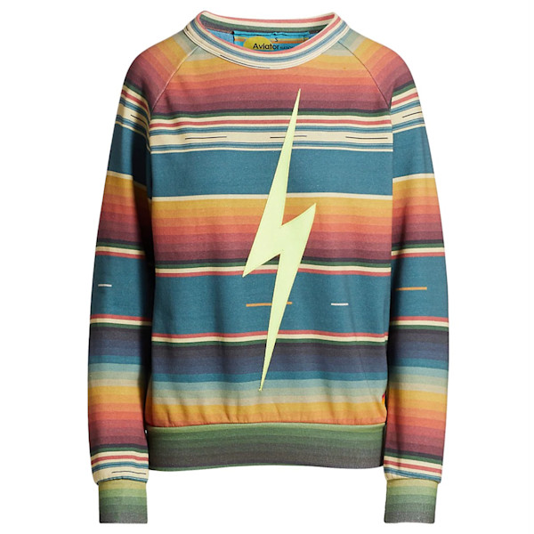 Aviator nation discount bolt chevron sweatshirt