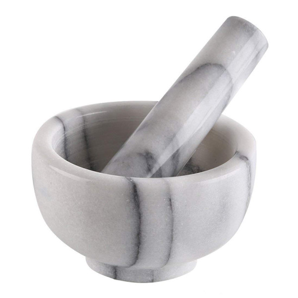 Greenco marble mortar and pestle