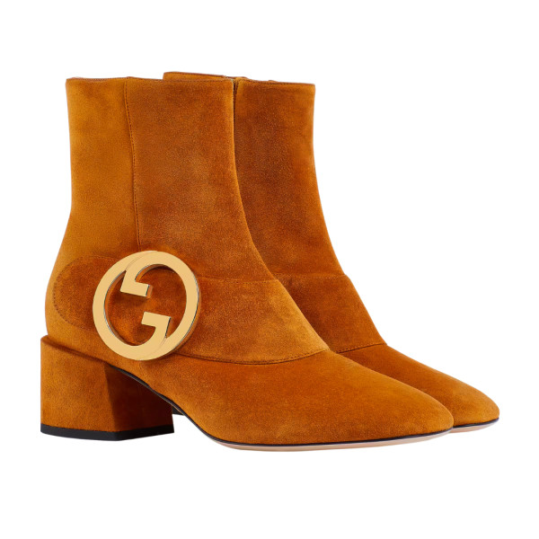 Gucci suede top ankle boots
