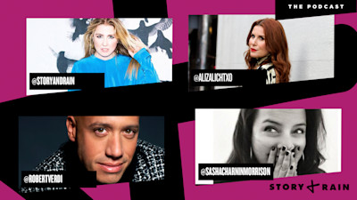 Story + Rain Talks Podcast | Guests Robert Verdi, Sasha Charnin Morrison, Aliza Licht