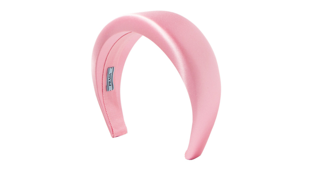 Prada satin headband online