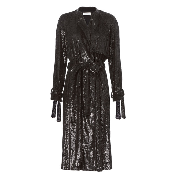 A.l.c holloway sequin trench jacket