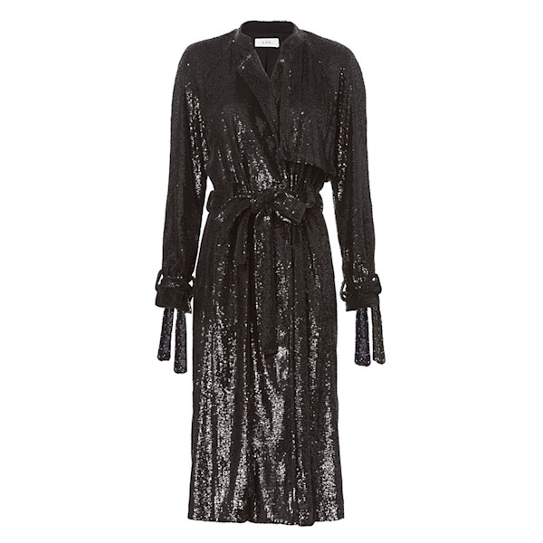Glitter trench coat best sale
