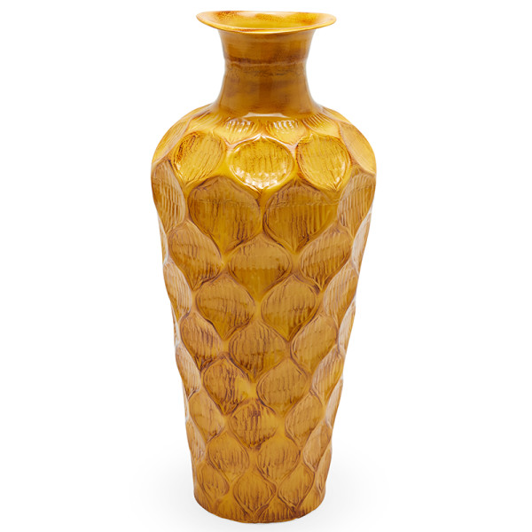 Drew barrymore flower home jamaican yellow floor vase