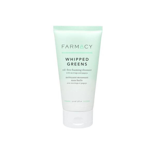 Farmacy whipped greens oil free foaming cleanser with moringa and papaya