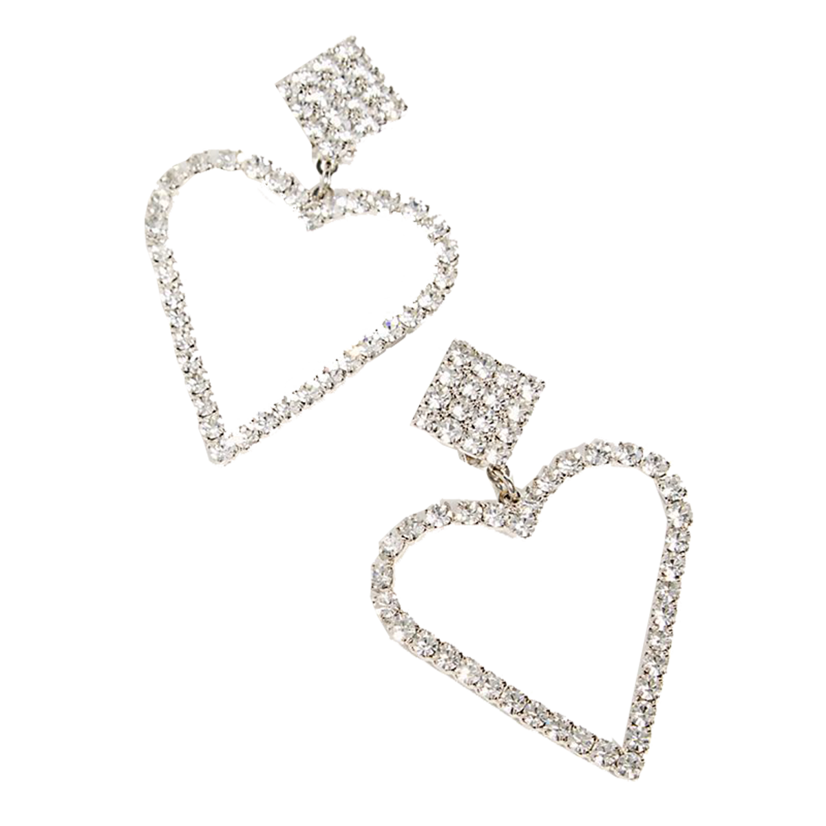 free people heart earrings