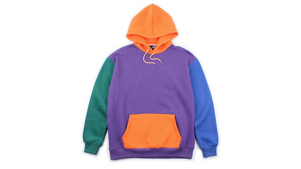Hoodie colour block sale