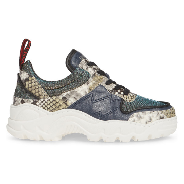 Zadig Voltaire Blaze Snake Embossed Sneaker