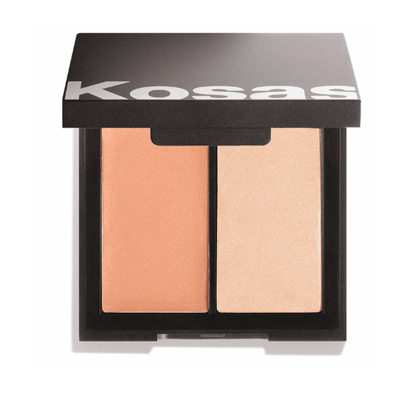Kosas Crème Cream Blush & Highlighter Duo in Tropic Equinox Story