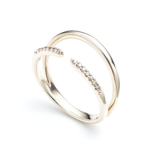 Hirotaka pave ring 