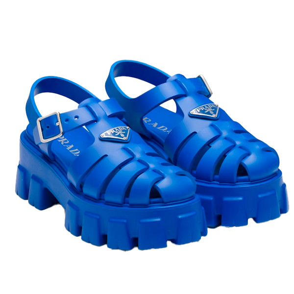 Prada jelly sandals sales