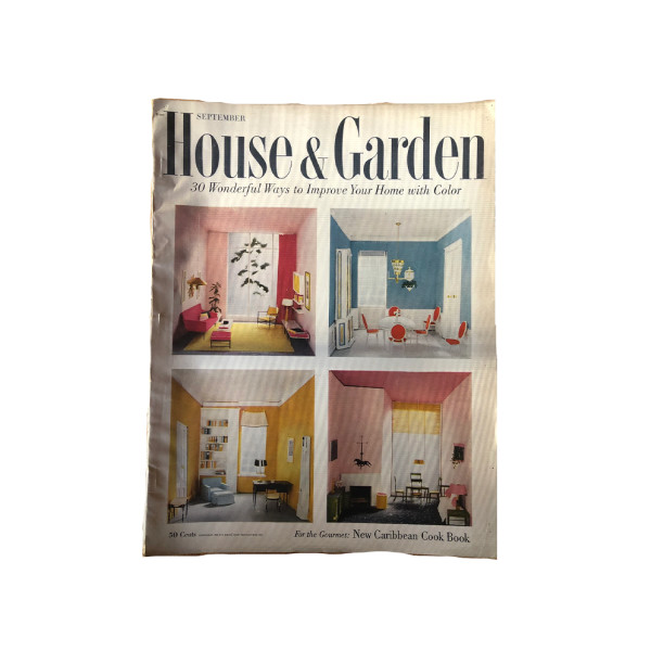1955 september vintage house and garden magazine
