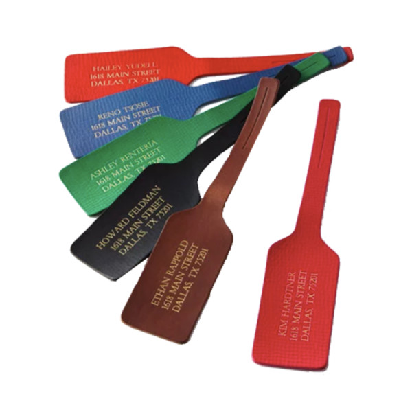 Graphic image personalized luggage tag  set of 2