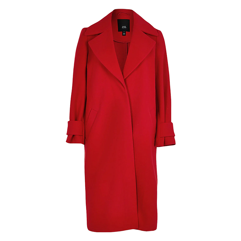 river island red parka