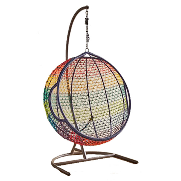 Rainbow ombre hanging chair from swingasan collection at pier 1 Outlet