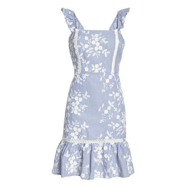 Sam Edelman - Embroidered Ruffle Hem Sundress | Story + Rain Sam Edelman - Embroidered Ruffle Hem Sundress | Story + Rain