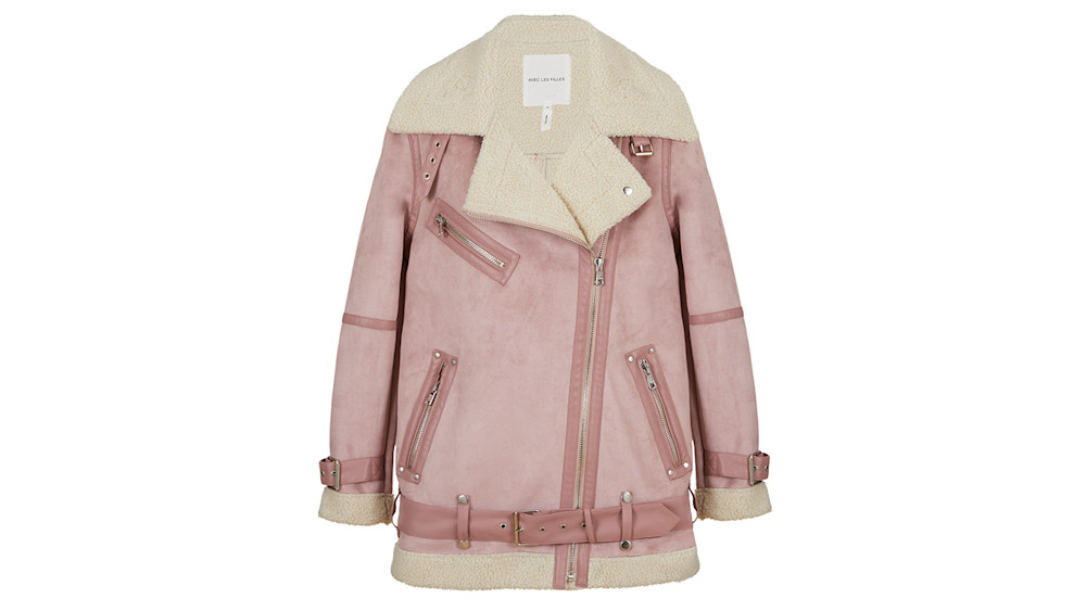 Avec les sales filles shearling jacket