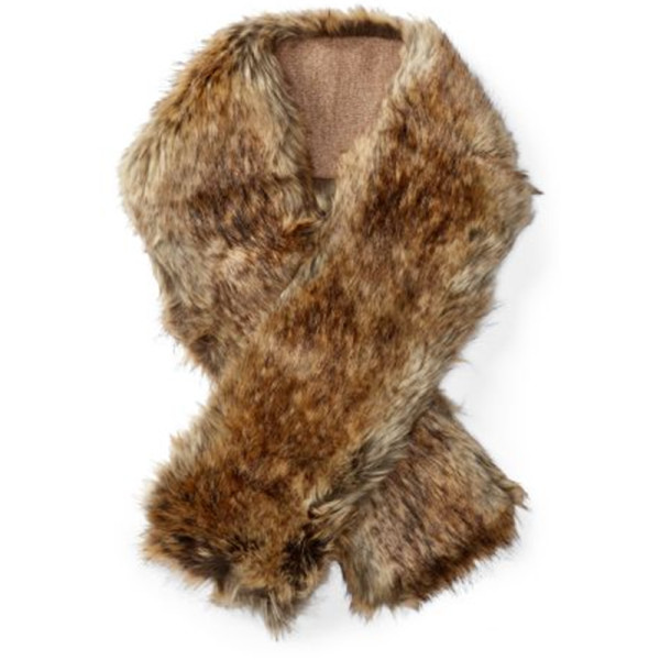 Polo ralph lauren faux fur muffler scarf