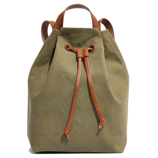 canvas backpack purse