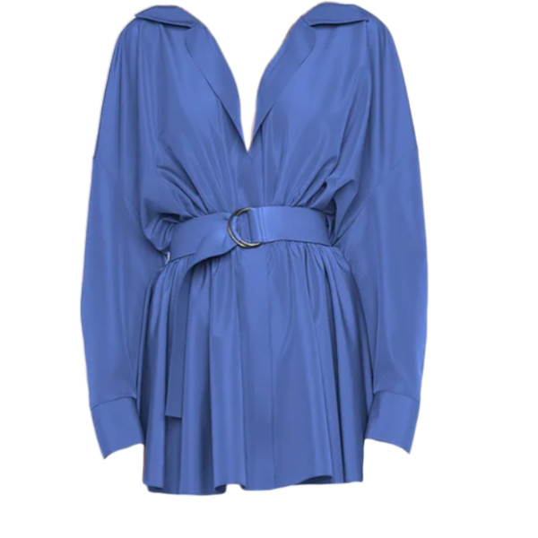 Norma Kamali Super Oversized Flare Mini Dress | Story + Rain Norma Kamali Super Oversized Flare Mini Dress | Story + Rain