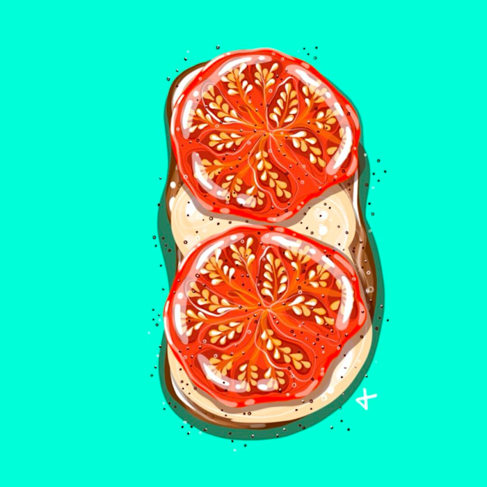 Tomato + Ricotta Toast