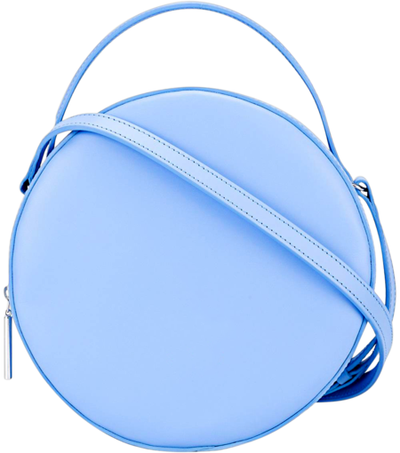 blue round bag