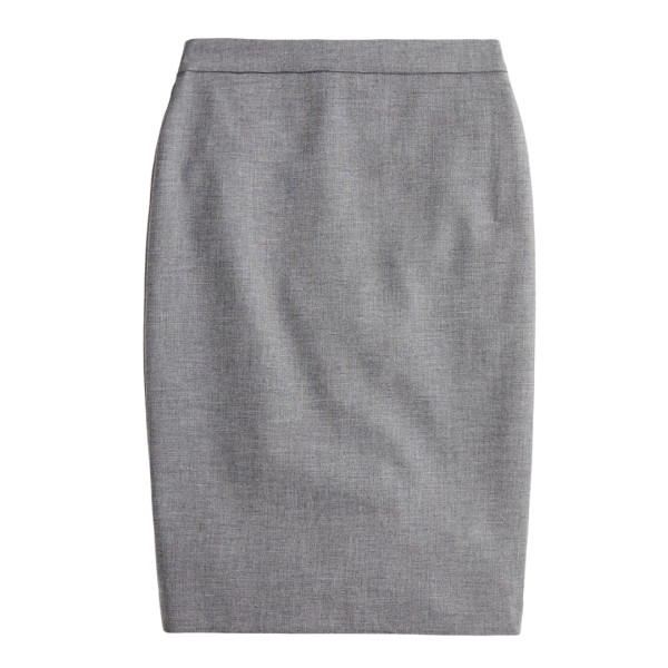 J. Crew No. 2 Pencil Skirt In Four Season Stretch Story Rain