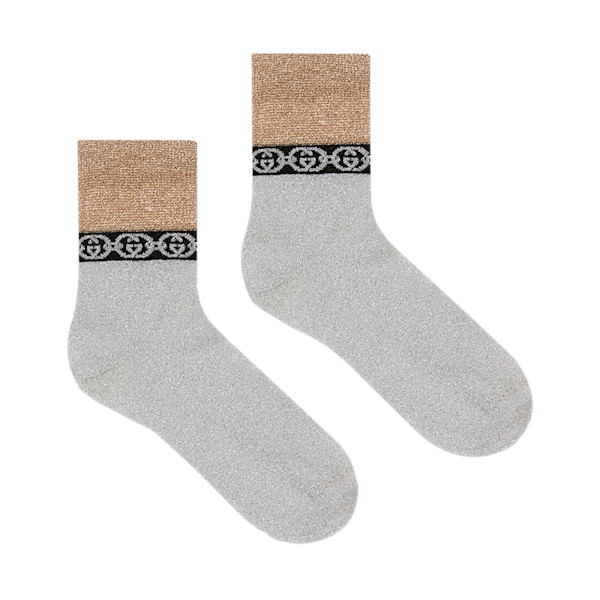 Gucci - Socks with Interlocking G Chain | Story + Rain Gucci - Socks with Interlocking G Chain | Story + Rain