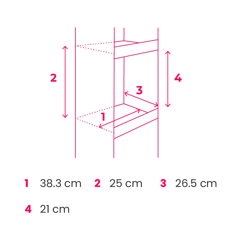 40 x 29,5 x 140 cm - 2