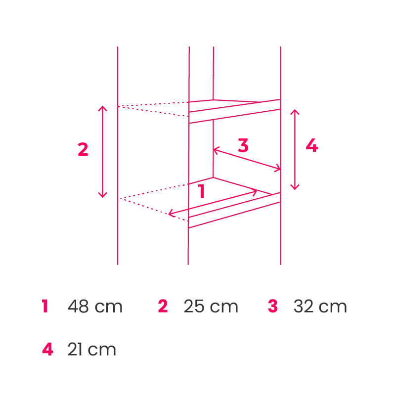 50 x 35 x 140 cm - 2