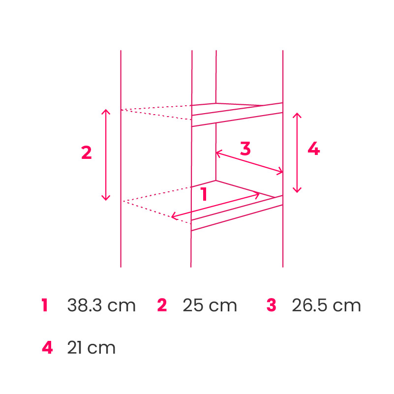 60 x 40 x 140 cm - 2