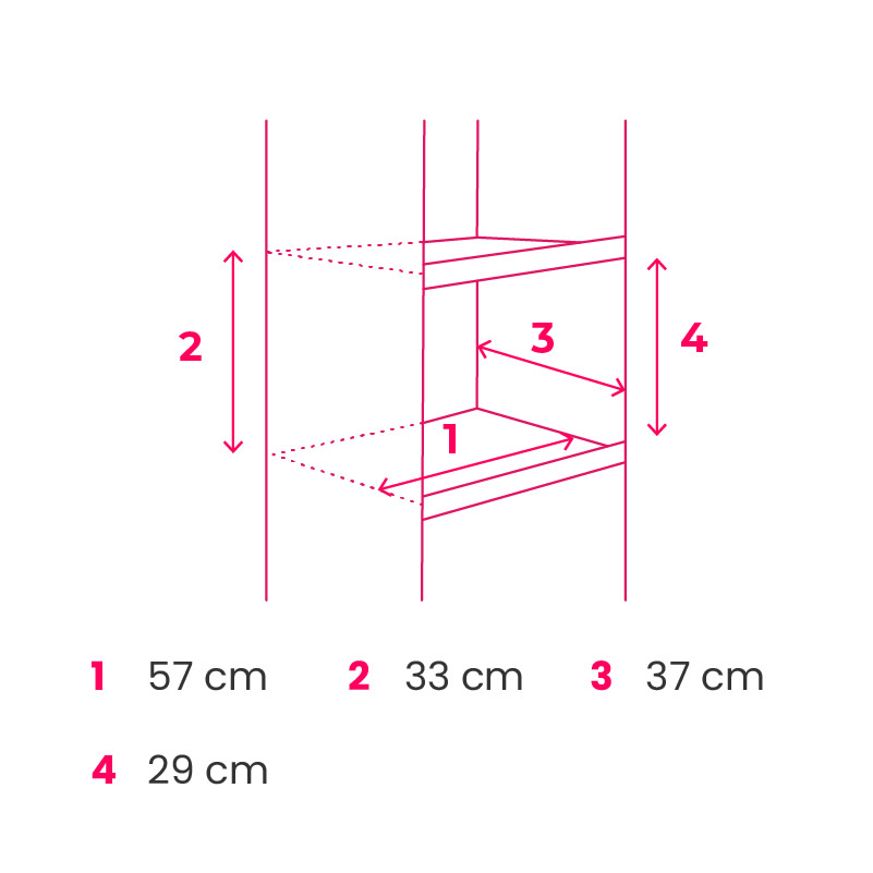 60 x 40 x 140 cm - 2