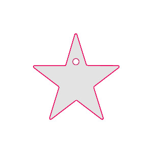 Étoile 5.5 × 5.5 cm