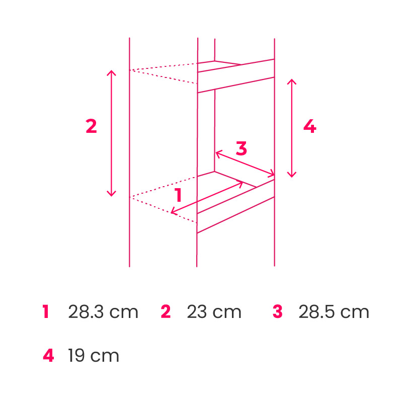 30 x 31,5 x 140 cm - 2