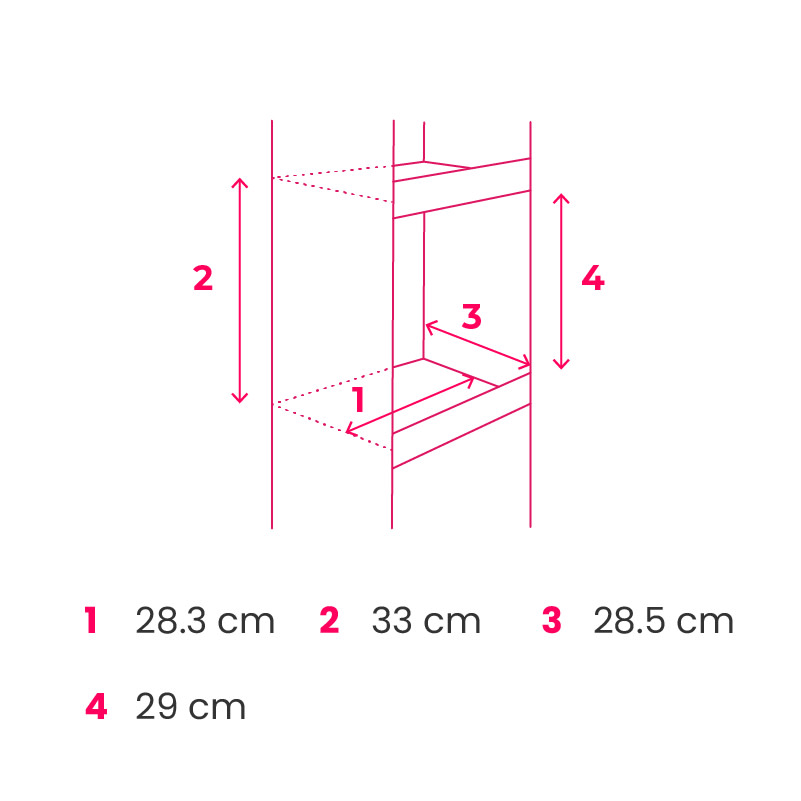 30 x 31,5 x 140 cm - 2