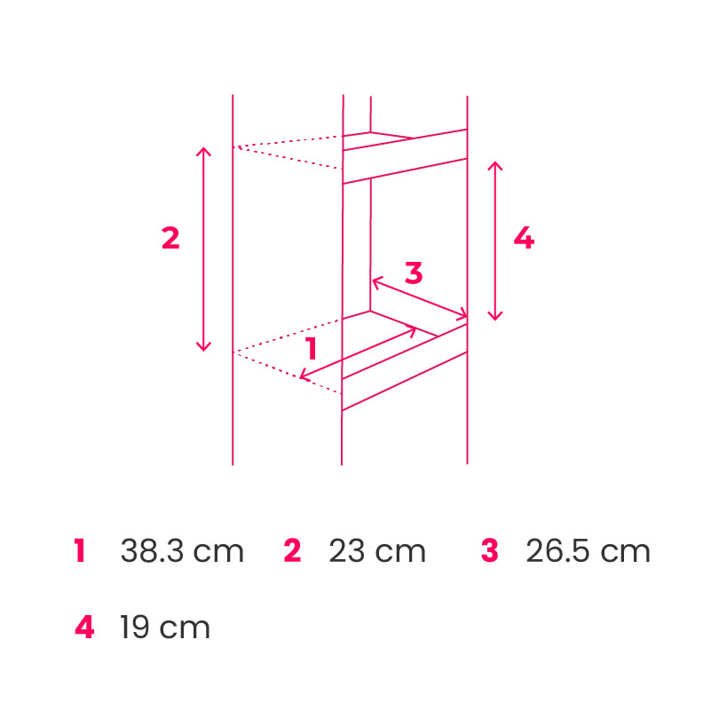 40 x 29,5 x 140 cm - 2