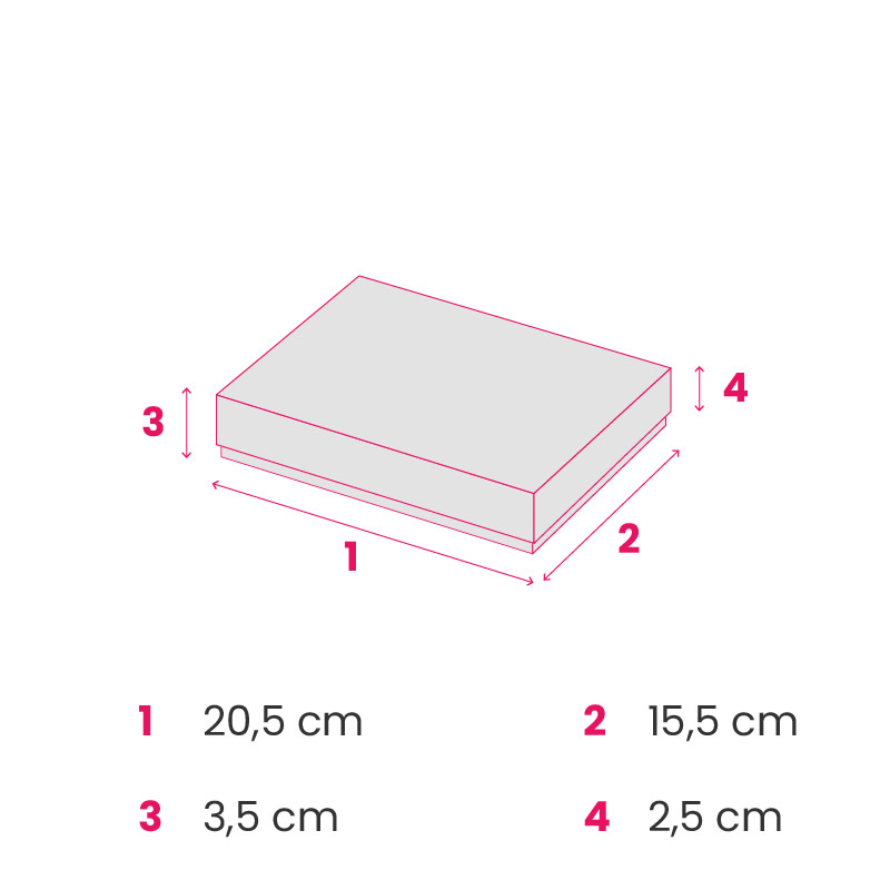 20,5 x 15,5 x 3,5 cm - 1