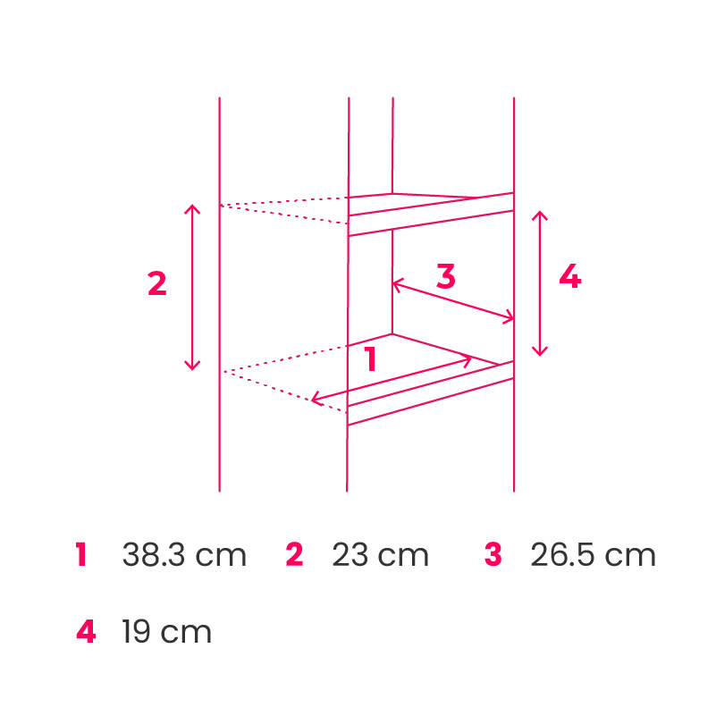 60 x 40 x 140 cm - 2