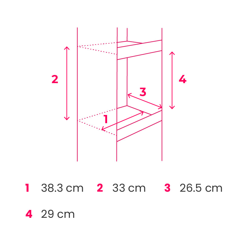 40 x 29,5 x 140 cm - 2