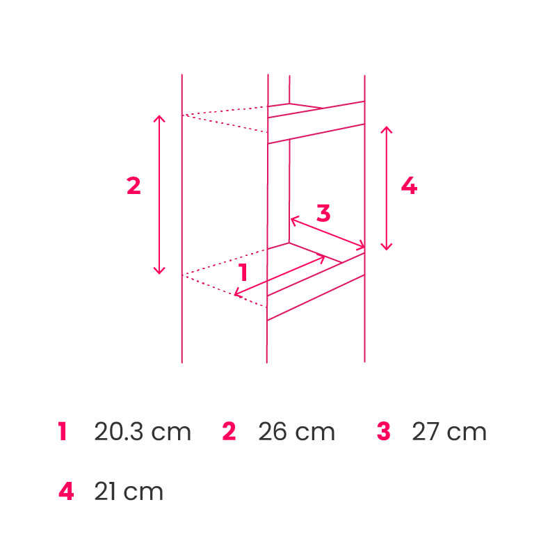 22 x 30 x 140 cm - 2