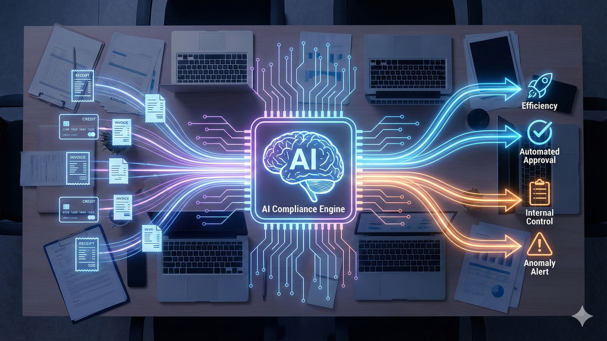 経費精算・取引監視の自動化による業務効率化と内部統制の強化