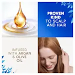Head & Shoulders: Proven kind to scalp & hair, with argan & olive oil.