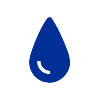 Citric acid pH balancer - a blue icon